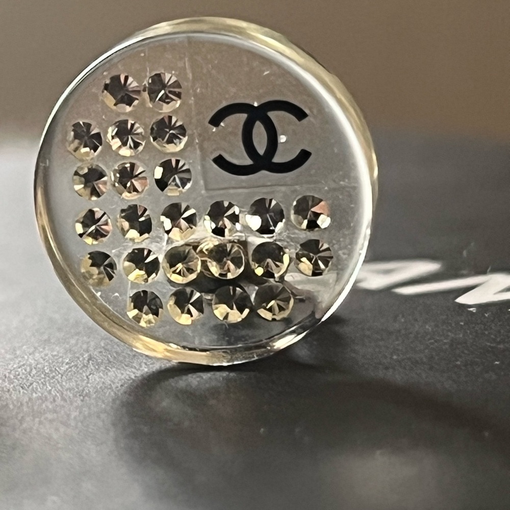 Chanel Clear Rhinestone Earrings - Picture 10 of 16
